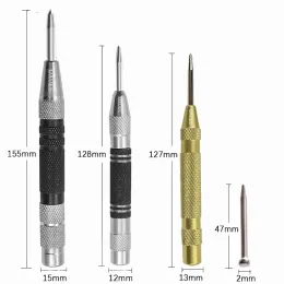 Oauee Super Strong Automatic Center Punch General Woodworking Drill Justerbar fjäderbelastad automatisk stansuppsättning för metallglas