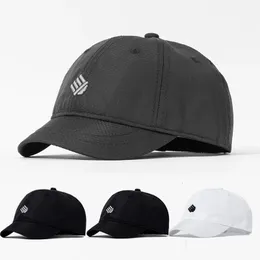 Mens Quick Dry Short Brim Baseball Cap Unisex Summer Outdoor Sports Letter Embroidery Snapack Caps Umpire Dad Hats 240410