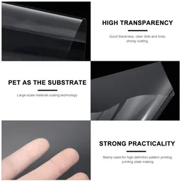 20 Pcs Film Ink-jet Printing Photographic Transparency Inkjet Printers Transparency Film Paper Transparent Sheet