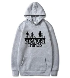 Moda 2019 Aman Drama Stranger Stranger Things Hoodies Hooded Men/Woman Fur Polar Hip Hop Girl