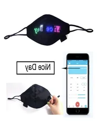Music Party Christmas Halloween Light Up App Controlled LED Programmable Message Display Mask ACC21610177