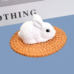 3D Rabbit Mold Silicone Candle Molde de Páscoa Bolo de Bolo Fola Bolo Fondant Bolo de Chocolate Silicone Moussed Mousse