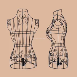 Kadın manken manikin gövdesi fotoğraf için üst vücut ekran kıyafetleri dikiş metal tripod baz giyim formları tutucu