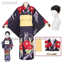 Anime Costumes Tamayo Cosplay Anime Costume Uniform Dress Wig Halloween Party Kimono for Woman 240411