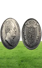 Grã -Bretanha William IV Proof Crown 1831 Copy Coin Home Decoration Acessórios7954986