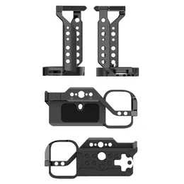 Cage En Alliage Aluminium Pour Sony ZV1 - Poignée Bois - Multi-ports Et Base Froide