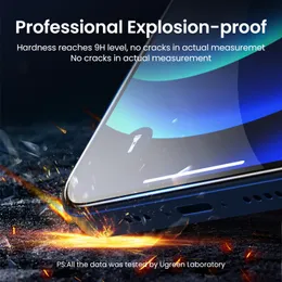 Ugreen per iPhone 15 14 13 Pro Max Glass Screen Protector per iPhone 12 11 XR iPhone 15 Film 9D con vetro temperato