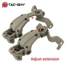 TS TAC-SKY TAKTICAL HEMET ADAPTER Rail Kompatybilny z Earmor M32-MOD3 / M32H-MOD3 Cywilny zestaw słuchawkowy dla kasków szynowych Arc