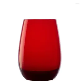 ワイングラス活気のある赤いガラス要素タンブラードリンクウェアセット-16.5oz6パックスタイリッシュな食器