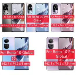 Для Reno 10 Case Cover Oppo Reno 10 Capas New Shock -Resean Phone Bumper Clear Прозрачная многоцветная рубашка Reno 10 Pro Plus Cover