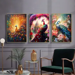 5D DIY Diamond Painting Fantasy Peacock