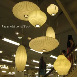 Nordic White Seidentuch Anhänger Lichter Designer Laternen Anhänger Leicht Wohnzimmer Schlafzimmer Lampenrestaurant LED Leuchten Leuchten