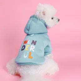 Herbst Hoodie Kleidung für kleine Hunde Druck französischer Bulldog -Terrier Mops Pullover Outfit Mantel Sweatshirt Haustier Katze billige Kleidung