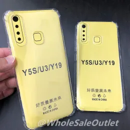 Caso para Vivo Y12A Y1S Y91C Y11 Y12 Y12S Y15 Y17 Y19 Y20S Y20S G Y30 Y31 Y50 Y53 Y71 Y81 Y85 Soft Clear TPU Case de capa TPU