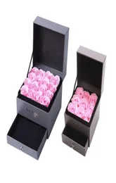 Soap Soap Flower Jewelry Box Conjunto Artificial Rose Romântica Valentina039S DIA MODEMENTO039S DIA FESTIVAL CRIATIVO CRIATIVO G9482983
