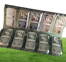 5 ПК без магнитного One Oz Real Silver Packated Nefore Barge Bar Coin 50 x 28 мм вакуумный пластиковый пакет 5 шт. Ряд B1074968