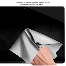 Yeni 2024 Dizüstü Bilgisayar Koruyucu Film Mikrofiber Toz Geçirmez Palmiye Battaniye Kapağı MacBook Pro 13/15/16 İnç Dizüstü Dizüstü Bilgisayar Ekran Kumaş