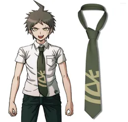 Bow Ties Silk 8cm anime Super Danganronpa Hinata Hajime Neck Dangan Ronpa Cosplay Slim Necktie Clavate Party Suit3601738