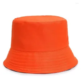Берец универсальная обратимая ковша шляпа Два боковая одежда унисекс простой хип -хоп -стрит мужчины Женщины Сплошная складная солнцезащитная кепка головная одежда головная одежда