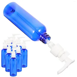Lagerflaschen 100 ml Pumpenflasche Lotion mit runden Schulter -Spigot -Reisebehälter für Toilettenartikel Emulsion