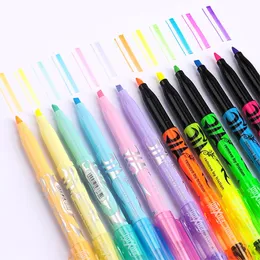 Japan Pilot FRIXION Erasable Pen Pastel Highlighter Set Markers Bookmarks Graffiti Painting SW-FL Art Stationery Marcadores