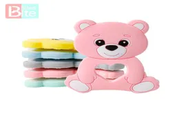 10pcs5pcs silicone urso carrinho de desenho animado carrinho de grama bebê mordida de silicone colar de bebê bpa grau de alimento