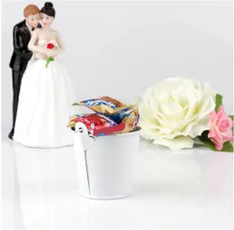OurWarm Baby Shower Candy pudełko metalowe garnki garnki mini wiadro puszki słodkie drzewo roślina batonika weselna przyjęcie weselne
