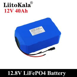 liitokala 12v 20ah 30ah 35ah 40ah 50ah lifepo4充電式バッテリーパック12.8vライフサイクル4000ビルトインBMS Protectio