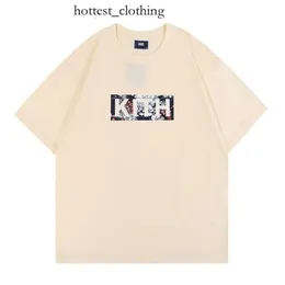 Kith Mens Design T-shirt Spring Summer 3 Color Tees wakacje w krótkim rękawie swobodny litery drukowania Tops Range S-xxl 379