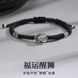 Novo pulseira de estilo de despertar leão chinês 2023 corda de mão neutra acessórios de alta de ponta neutra