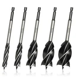 Hex Shank Carpenter Joiner Tool Twist Drill Bit Wood Wood Fast Cut Auger Drill Bit for Wood Cut Suit for Woodworking