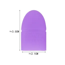 10st speciellt nagelskydd för nagelborttagning UV Gel Remover Wraps Nail Polish Soak Off Silicone Caps Manicure Tools