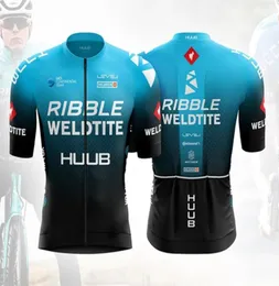 مجموعات السباقات 2021 Huub Cycling Jersey Wattbike Men Bicycle Suit Ribble Weldtite Bike Stirts Bib Shorts Mtb Team Clothing Ciclismo R7423357