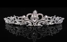 Sparkly Full Circle Tiaras Pageant Petal Clear Austrian Rhinestones King Queen Princess Crowns Wedding Bridal Brides Crown Party H6183076