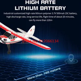 2,4 GHz fjärrkontroll Gliderplan EPP 3CH 6-axel Gyroskop efter flygning 50 cm 200 m avstånd RC Plane Fixat vinge aricraft-leksak