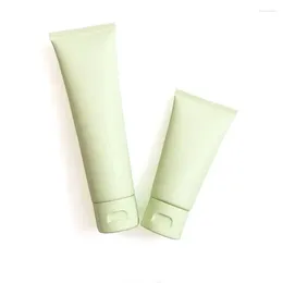 Garrafas de armazenamento Mangueira cosmética Greleira verde FACE MATTE Creme limpo garrafa vazia Garrafa de plástico Squeeze Loção Soft Tube Travel Standics