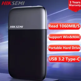 hiksemi外部ポータブルSSD 2TB SSD 1TB外部ハードドライブ512GB USB 3.1 3.2外部SSDペンドライブ2TB PSSD用ラップトップ用