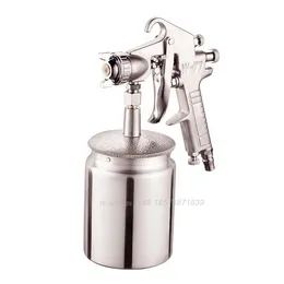 HVLP W71 Manual W-71 Spray Handle 400ml 0.8/1.0/1.3/1.5/1.8mm Car Coat Gun Furniture Painting Pistol