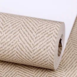 Nordic Modern Herringbone pasek tapeta geometryczne linie sypialnia salon tapeta weranda paski tapet minimalist