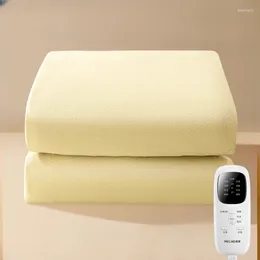 Battaniyeler Yeniden Kullanılabilir Akıllı Polar Battaniye Dijital Ekran Takılmış sıcak elektrikli kış yatakları daha kalın manta elektif mobilya