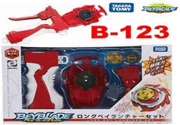 100 Oryginalne Takara Toma Beyblade Burst B123 Long Bey Launcher Set jako dzieci 039s Day Toys x05281740483