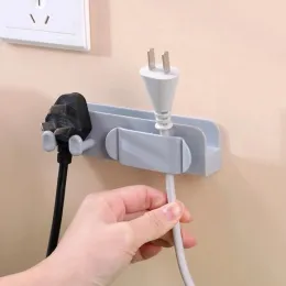 Организатор кабеля зажимы на стену монтажного мобильного телефона зарядное зарядное зарядное держатель Домохозяйство без пунша питания хранение шнур