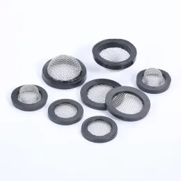 10pcs 1/2 "3/4" O-Ring-Dichtungsschlauchdichtung Gummi-Waschmaschine mit Netz für Wasserhahn-Gummi-Gummi-Dichtung Filter-Waschmaschinenspüle-Sink-Sink-Tool