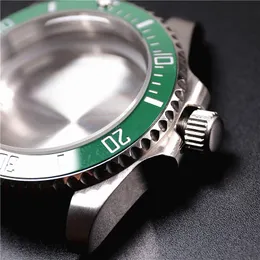 40 مم حالة مراقبة الزجاج الياقوت مناسبة شفافة ل ETA2836 NH35 NH36 DG2813 3804 MIYOTA 8215 حركة SEIKO SKX007