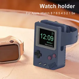 Wspornik uchwytu na biurko do Apple Watch Series 8 7 6 5 4 3 2 1 SE Silikonowa ładowarka na iwatch 8 7 6 5 4 3 2 1 SE Akcesoria