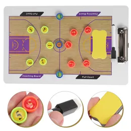 Basketball Board Playbook Marker Dry cancella gli appunti Boys portatili attrezzi in PVC Whiteboard magnetico