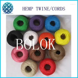 파티 장식 12 색 코드 (13pcs/lot) 100m/ball twisted cord twine 모든 종류 포장에 사용