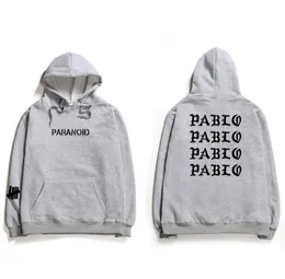 Nova marca de 2019 da marca Capuz do moletom feminino paranóico Cartilhão imprimido Men Men West Hooded Anti -Social Hoody7550724