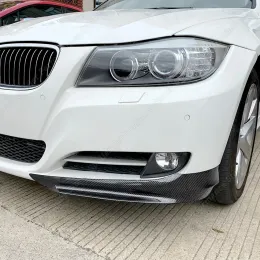 لـ BMW 3 Series E90 E91 FaceLift LCI Car Car الأمامية الوفير فاصل شفة مجموعات الجسم 320i 330i 2007-2012 توليف التوليف الخارجي الأسود