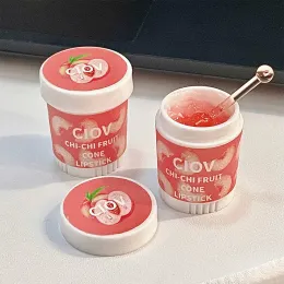 1/3pcs fragole alla fragola idratante per gelatina labbra per sonno notte di manutenzione idratata Maschera per labbra cono di papaia Care rossetto Cosmetico